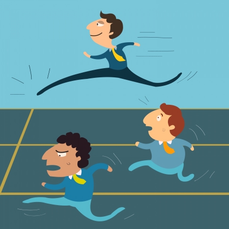 Advantage to win or successのイラスト素材