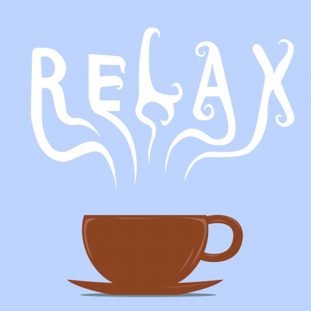coffee relax backgroundのイラスト素材