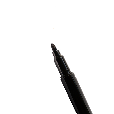 Black pen marker isolated on white.の写真素材