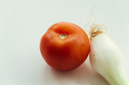 Vegetables on white backgroundの写真素材