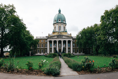 LONDON, UK - AUGUST 25, 2015: Imperial War Museum. Include all conflicts in which British or Commonwealth forces have been involved since 1914のeditorial素材