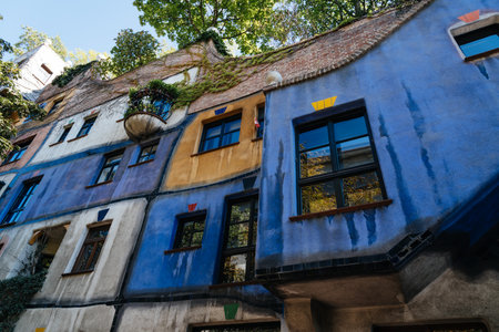 Hundertwasserhaus in Viennaのeditorial素材