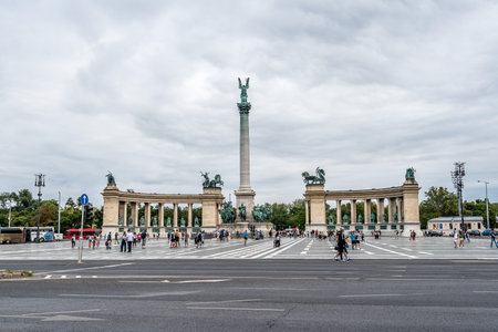 Hosok tere in Budapestのeditorial素材