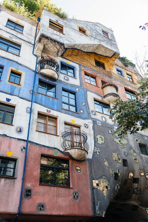Hundertwasserhaus in Viennaのeditorial素材
