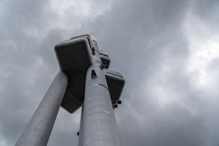 Zizkov Television Tower in Pragueのeditorial素材