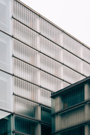 Modern architecture public buildingのeditorial素材