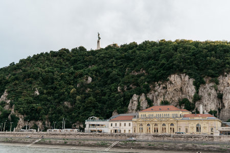 Budapest, Hungary - August 12, 2017:  Rudas Baths in Budapest. It is a thermal and medicinal bath in Budapest built during the Ottoman rule.のeditorial素材