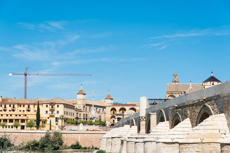Roman Bridge over Guadalquivir Riverのeditorial素材