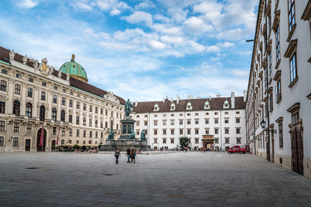 The Imperial Treasury  at the Hofburg Palace in Viennaのeditorial素材