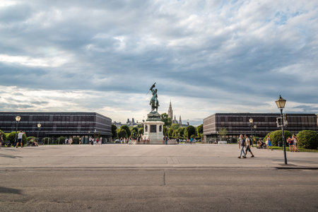 Heldenplatz in Viennaのeditorial素材