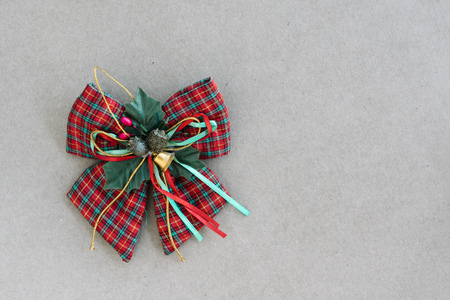 Green silk ribbon bow