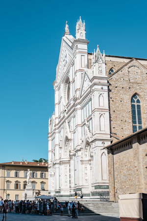 Basilica di Santa Croce in Florenceのeditorial素材