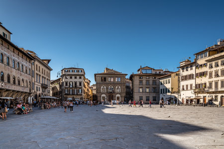 Basilica di Santa Croce in Florenceのeditorial素材