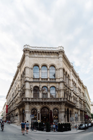 Cafe Central in historical city centre of Viennaのeditorial素材