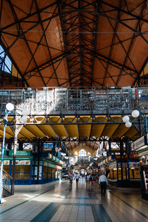 Central Market Hall of Budapestのeditorial素材