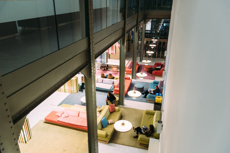Interior view of Centro Cibeles in the new City Hall of Madrid