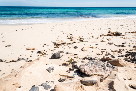 Beautiful beach, sea and blue sky