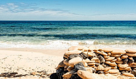 Beautiful beach, sea and blue sky