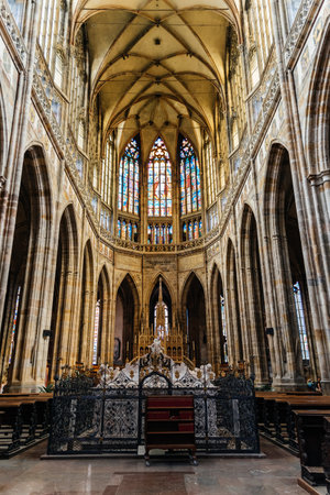 St. Vitus Cathedral in Pragueのeditorial素材