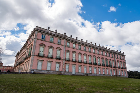 Outdoor view of Royal Palace of Riofrio in Segoviaのeditorial素材
