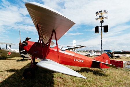 Consolidated Fleet airplane during Air Show