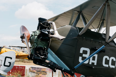 Polikarpov Po 2 Russian Aircraft during air show