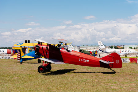 Consolidated Fleet airplane during Air Show