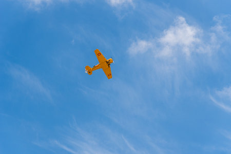 North American T-6 Texan DUN aircraft during air show