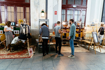 Flea Market at Madrid Railway Museum