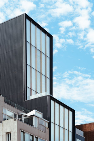 Modern architecture art gallery in New York