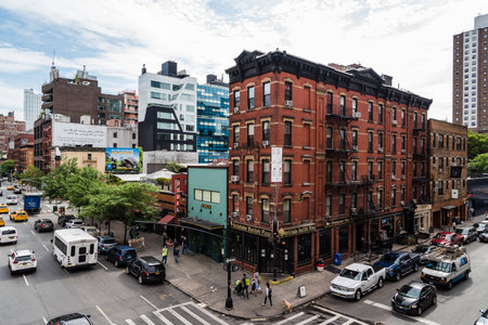 Chelsea district from High Line in New York City