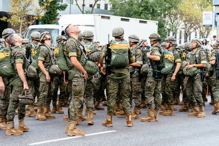 Spanish National Day Army Parade in Madrid