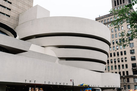 Guggenheim Museum of modern art in New Yorkのeditorial素材