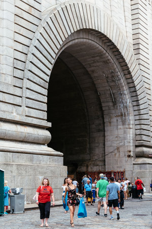 Brooklyn Flea Market in DUMBO in New Yorkのeditorial素材