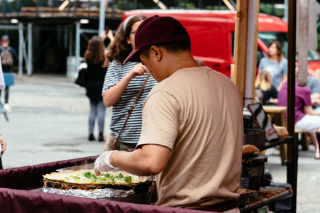 Brooklyn Flea Market in DUMBO in New York