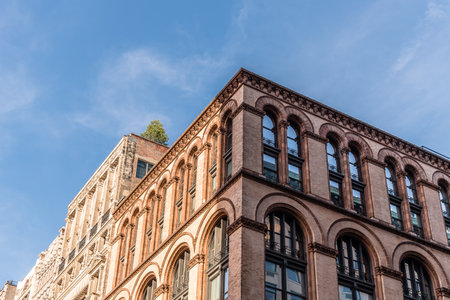 Typical buildings in Soho in New Yorkのeditorial素材