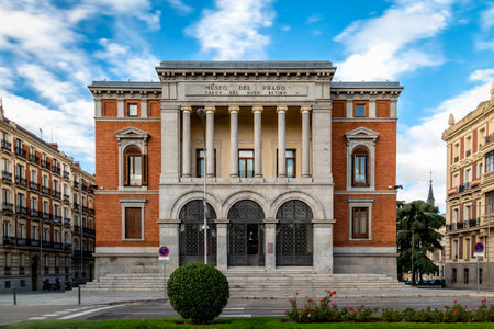 Exterior view of old Buen Retiro Palace in Madridのeditorial素材
