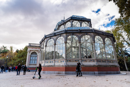 Exterior view of Crystal Palace of Madrid