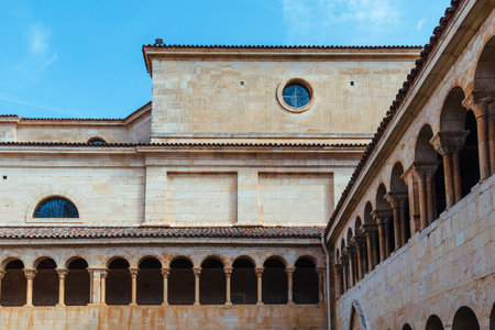 The cloister of Santo Domingo de Silos Abbeyのeditorial素材