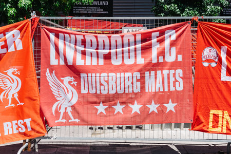 Liverpool fans at the UEFA Champions League Final in Madrid
