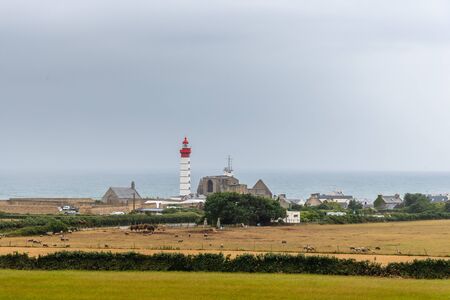 Pointe Saint Mathieu Lighthouse in Brittany, France