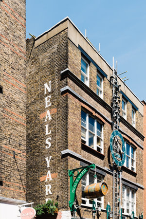 Neals Yards in Seven Dials in Londonのeditorial素材