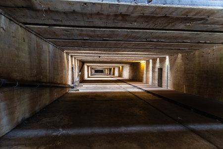 Bunker in Keroman Submarine Base in Brittanyのeditorial素材
