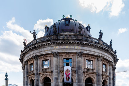 The dome of the Bode Museum in Berlinのeditorial素材
