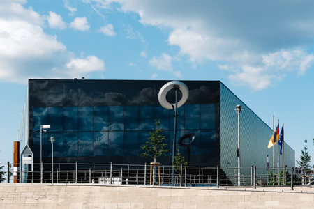 Futurium building in Berlin against sky