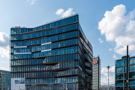 Cube Berlin, a modern glass office building in Berlin