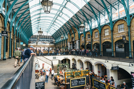 View of Covent Garden Market in Londonのeditorial素材