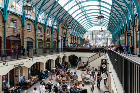 View of Covent Garden Market in Londonのeditorial素材