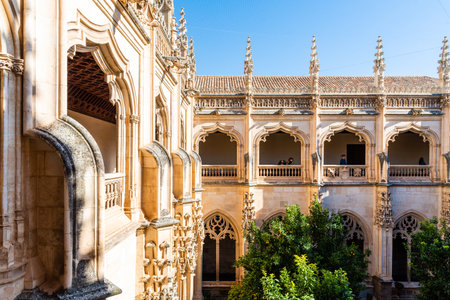 The cloister of the Monastery of San Juan de los Reyes in Toledo, Spainのeditorial素材