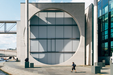 Elisabeth Luders House modern architecture building in Berlinのeditorial素材